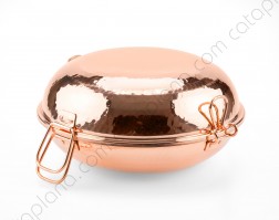 Copper Handcrafted Hammered Cataplana Prestige