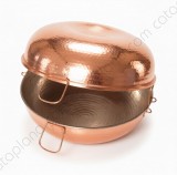 Copper Handcrafted Hammered Cataplana Prestige [Big Sizes]