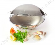 Stainless Steel Cataplana - Flat Bottom
